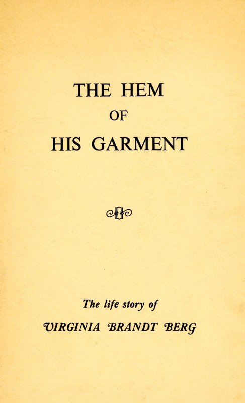The Hem of His Garment