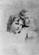 Virginia Brandt Berg with Mark, her brother