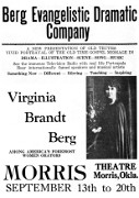 1931, Evangelistic Dramatic Company Poster
