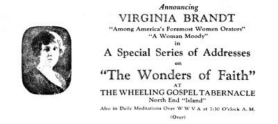 1935, Poster, Wheeling, WV